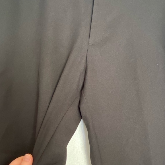 HAGGAR SLIM STRAIGHT ALL DAY COMFORT BLACK DRESS PANTS 34x30 - Picture 4 of 5